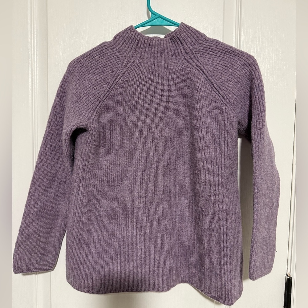 RALPH LAUREN PURPLE WOOL SWEATER